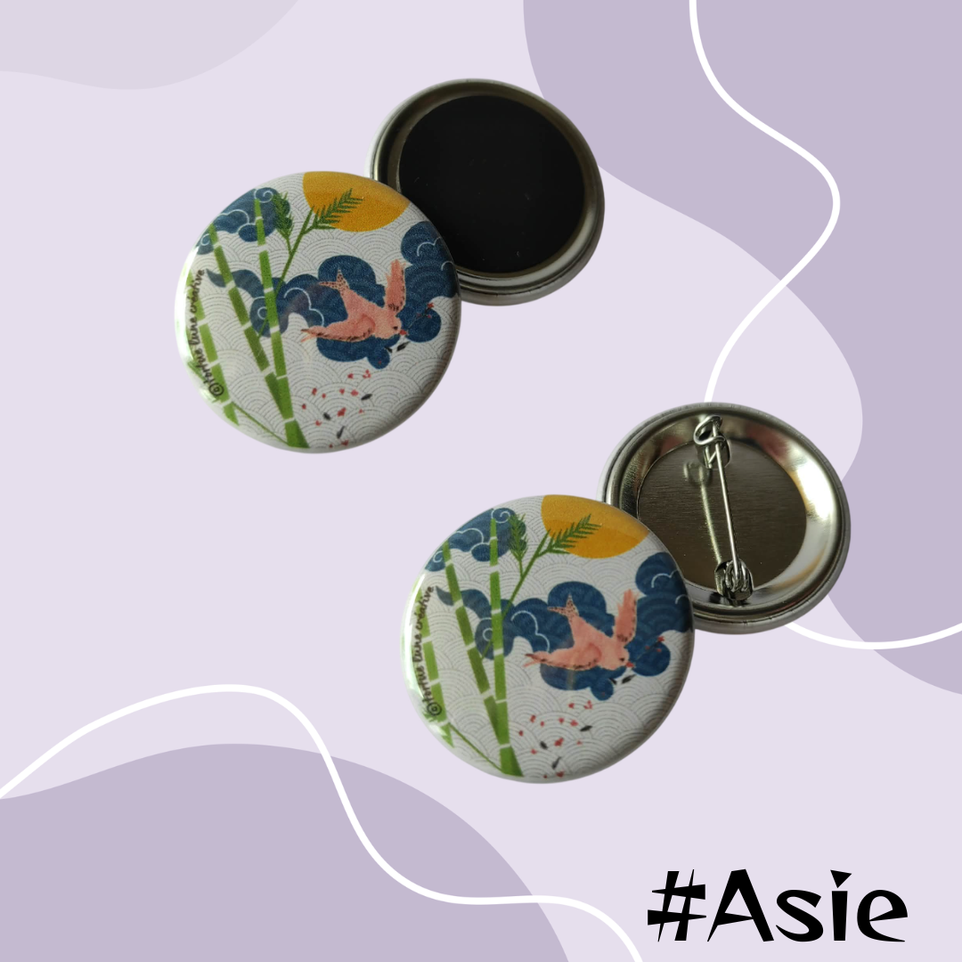 À propos badge japon : bird