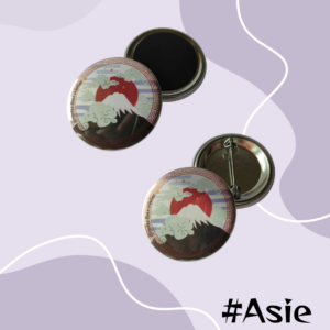 badge japon : moutain